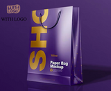 Paper shopping bags with your design/ your logo