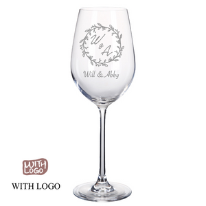Wedding wine glass with Picture_Start from 48 orders