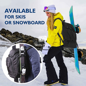 Ski storage backpack with your company logo