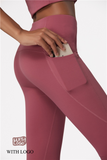 Personalizes Yoga pants with Mobile pocket your company logo