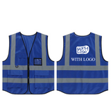 Reflective Vest with zip_Start from 30 orders