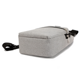 Schulter Crossbody Bag mit USB-Anschluss und Kopfhörer Hole_start von 50 Bestellungen