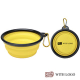 13CM Foldable dog bowl with carabiner