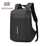 Business backpack with usb port, earphone hole, password lock, card bag_Start from 200 orders