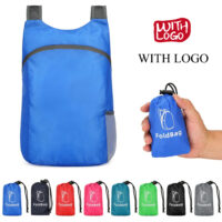 #2430 Foldable Bagpack with your logo for Promotional Gifts - Image 2