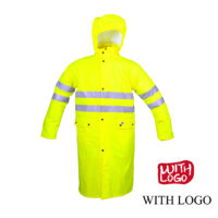 #2434 CE EN20471 Hi-Vis Raincoat for Construction - Image 2