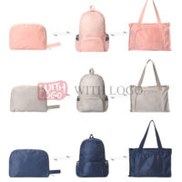 #2437 Multi function Foldable Bagpack with your logo for Promotional Gifts - Image 9