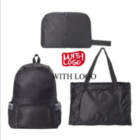 #2437 Multi function Foldable Bagpack with your logo for Promotional Gifts - Image 3