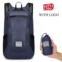 #2438 Bagpack portátil dobrável com seu logotipo para presentes promocionais - Image 6