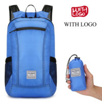 #2438 Bagpack pieghevole portatile con il tuo logo per regali promozionali - immagine 5