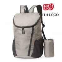 #2439 Bagpack pieghevole portatile con il tuo logo - immagine 10