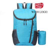 #2439 Bagpack pieghevole portatile con il tuo logo - immagine 9