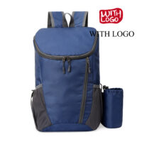 #2439 Bagpack pieghevole portatile con il tuo logo - immagine 7