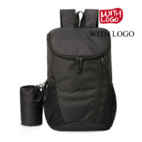 #2439 Bagpack pieghevole portatile con il tuo logo - immagine 5