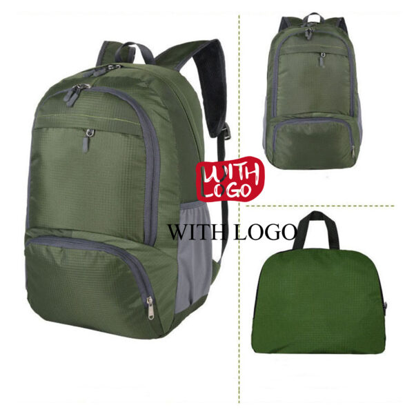 #2442 Bagpack regalo promozionale pieghevole con il tuo logo