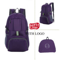 #2443 Mochila de regalo promocional plegable con tu logo - Imagen 4