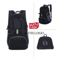 #2443 Faltbares Werbegeschenk Rucksackrucksack mit Ihrem Logo – Bild 3