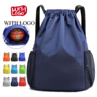 #2445-B Personalized Logo Drawstring Bag (Big) - Image 2