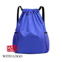 #2445-B Personalized Logo Drawstring Bag (Big) - Image 9