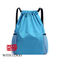 #2445-S Personalized Logo Drawstring Bag (Small) - Image 7