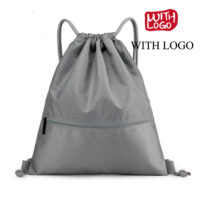 #2451-S Borsa con coulisse con logo personalizzato (piccola) - immagine 8