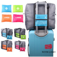 #2453 Portable with suitcase foldable Traveling Bag with your company logo promotional gift - Image 6