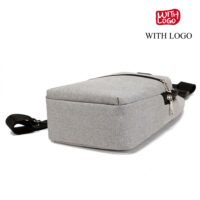 #2460 Bolsa de ombro crossbody com porta USB e furo de fone de ouvido com seu logotipo - Image 7