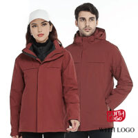 #2466 3 in 1 soft shell jacket with your company logo - Image 3