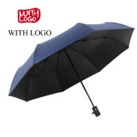 #2470 8 Ribs 37" parapluie ouvert automatique pliable avec protection UV – Image 4