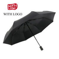 #2470 8 Ribs 37" parapluie ouvert automatique pliable avec protection UV – Image 2