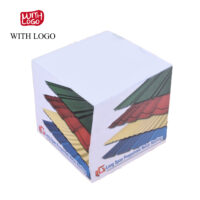 #2512 Bloc de cube de papier imprimé en couleur promotionnel – Image 3