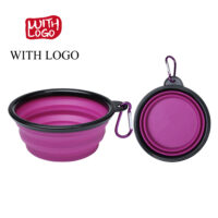 #2517 Customized UV Print Pet Travel Foldable Bowls with Carabiner – Medium – Ø 16 cm, 650ml – Free Shipping - Image 6