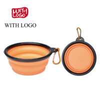 #2517 Customized UV Print Pet Travel Foldable Bowls with Carabiner – Medium – Ø 16 cm, 650ml – Free Shipping - Image 3