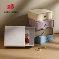 #2551 Customized logo jewelry boxes with your shop logo - Image 2