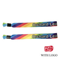 #2568 Custom festival event wristbands sublimation with your company logo and design (One-time use) - Image 4