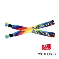 #2568 Custom festival event wristbands sublimation with your company logo and design (One-time use) - Image 3