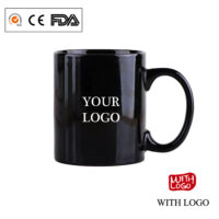 #2600 Schwarzer Keramikbecher mit Logo – 11oz Sublimationsdruck | Ideal für Firmenwerbung, Geschenke & Events – Bild 2