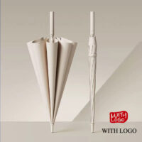 #2610 Custom 25-Inch Automatic Umbrella with Screen Print or Heat Transfer Logo – Fiberglass Ribs & Branded Sleeve - Image 6